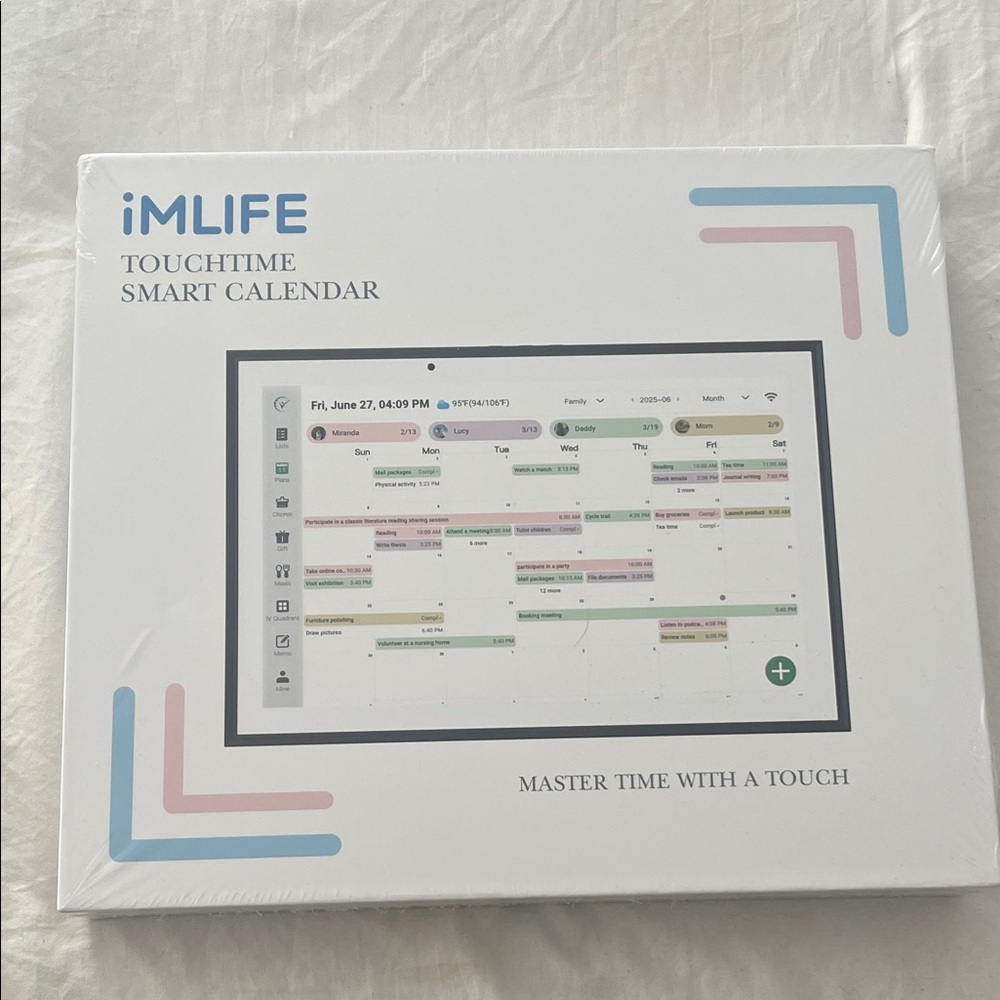 TouchTime Smart Calendar - White